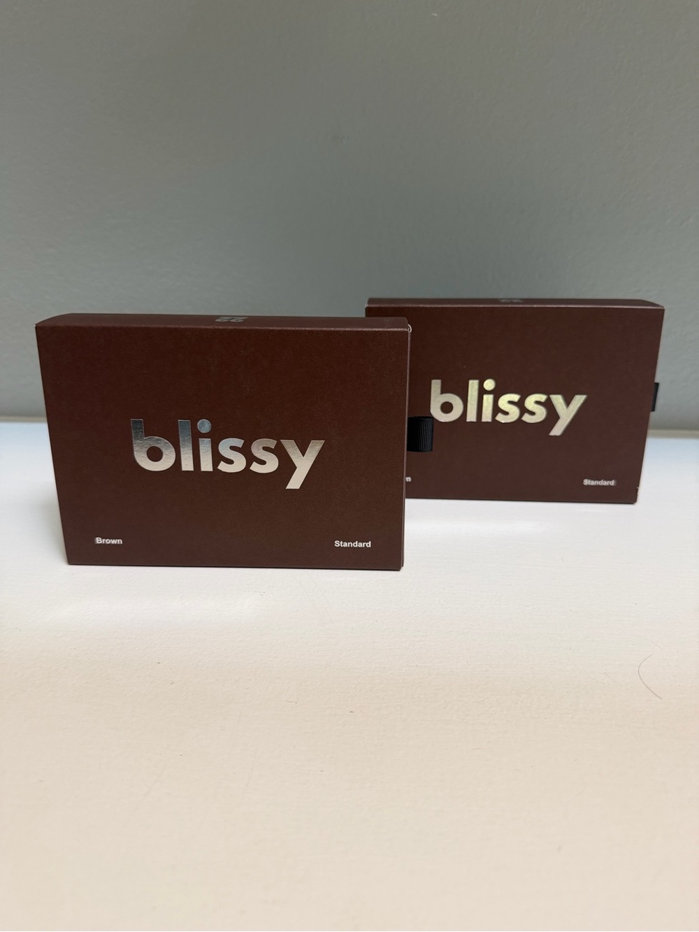 Blissy Brown Standard Size pillow case - Brand New